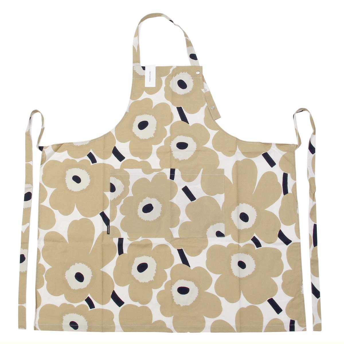 Amazon｜marimekko エプロン Pieni Unikko ウニッコ オフホワイト